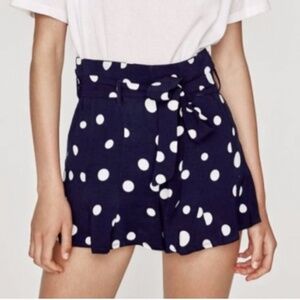 Zara Trafaluc Collection Polka Dot Shorts